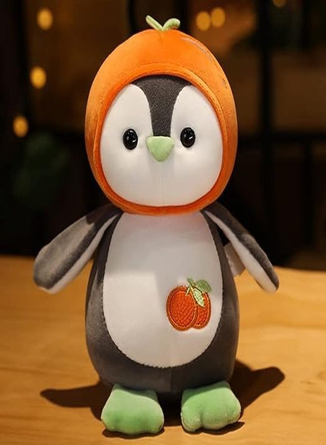 Fun4you Penguin Soft Toy | Cute Plush Stuffed Animal with Strawberry Hat | Huggable Cuddly Toy for Kids Boys & Girls Room Décor Soft Toy | Washable Plush Toy (30 cm) - Image 3